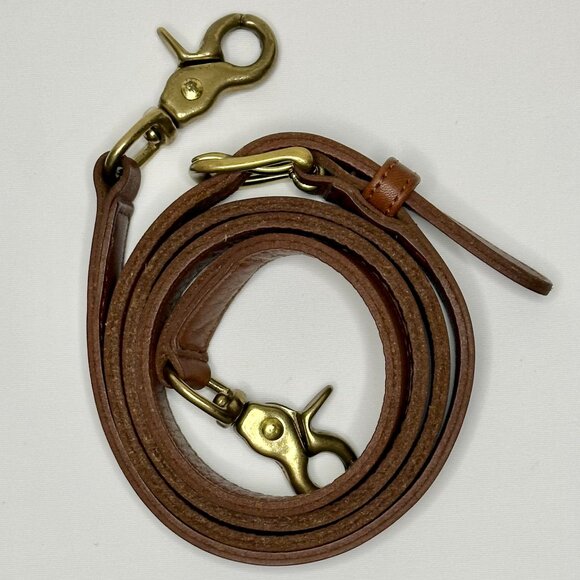 Coach Vintage Manor Bag 1995 British Tan 9977 Brass Hardware Shoulder Strap& Tag - Picture 9 of 16